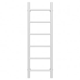 Полотенцесушитель водяной Орион П6 400х1000 Deffi Белый (C.OR.100.40.6.W.B)