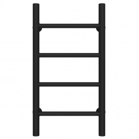 Рушникосушарка водяна Оріон П4 400х600 Deffi Чорний (C.OR.60.40.4.B.A)