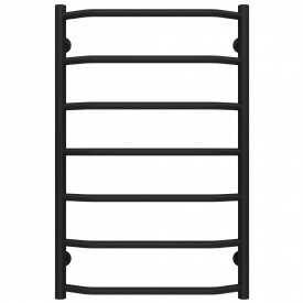 Полотенцесушитель водяной Трапеция П7 500х800 Deffi Черный (C.TR.80.50.7.B.B)