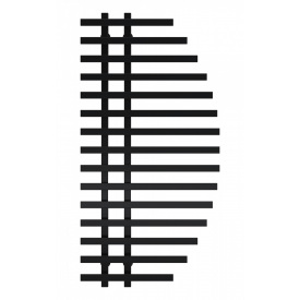 Полотенцесушитель водяной Parys П15 600х1200 Deffi Черный (A.PS.120.60.15.B.A)