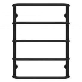 Полотенцесушитель водяной Стандарт П5 500х700 Deffi Черный (C.SS.70.50.5.B.A)