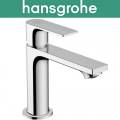 Смеситель Hansgrohe (art 72589000) для раковины однорычажный с сливной гарнитурой, Rebris E 110 Coolstart ecosmart, Хром Бердичів