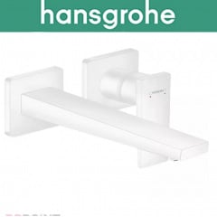 Змішувач Hansgrohe (art 32526700) для раковини одноважільний прихованого монтажу вилив 225 мм, Metropol, Білий матовий Кривой Рог