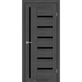 Межкомнатные двери Хелена черное стекло 600х900х2000 мм 