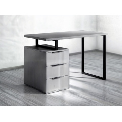 Стол письменный Tobi Sho MX-0003 с металлической опорой и ящиками 1200х755х600 Антрацит Вышгород