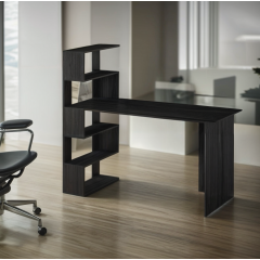 Стол компьютерный Tobi Sho ST-0024 с боковым стеллажом 1416х750х600 Антрацит Ивано-Франковск