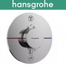 Термостатический смеситель Hansgrohe (art 15554000) для душа на 2 функции скрытого монтажа, Shower Select Comfort S, Хром