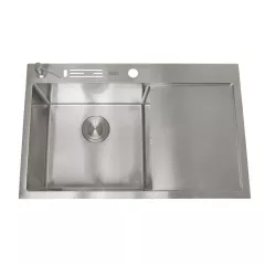 Кухонная мойка Nett NB-7848(R) 780х480 с крылом нержавеющая сталь(браш) (1,5 мм) Хмельницкий