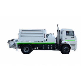 Оренда стационарного/мобильного бетононасоса средней мощности 40-70 м3/час. длина трасы до 80 метров.