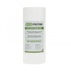 Картридж механической очистки Eco Filters EF-PP BB10 10 мкм из вспененного полипропилена Запоріжжя