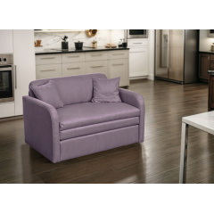 Диван-кресло Tobi Sho Юниор-1.0 раскладной мягкий для кухни велюр Magic Dusty Violet, 1180х800х800 мм Киев