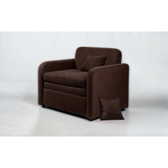 Кресло Tobi Sho Юниор-0.6 раскладное мягкое для детской комнаты рогожка Gold Brown/02, 780х800х800 мм Братское