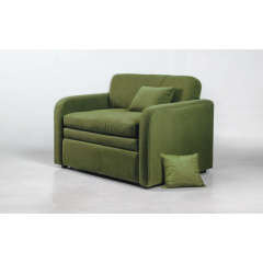 Диван Tobi Sho Юниор-1.4 раскладной мягкий для гостиной рогожка Salad/26, 1580х800х800 мм Мукачево