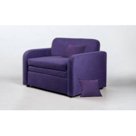 Диван Tobi Sho Юниор-1.4 раскладной мягкий для гостиной рогожка Violet/13, 1580х800х800 мм