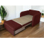 Диван-кресло Tobi Sho Юниор-1.0 раскладной мягкий для кухни велюр Magic Terracotta, 1180х800х800 мм Доманёвка