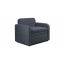 Кресло Tobi Sho Юниор-0.7 раскладное мягкое для детей велюр Magic Dark Grey, 880х800х800 мм Курень