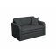 Диван Tobi Sho Юніор-1.4 для вітальні розкладний м'який велюр Magic Dark Grey, 1580х800х800 мм Павлоград