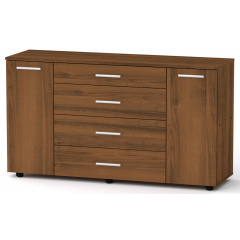 Комод 1-3-2 Компанит Орех экко (130х38х73 см) Ивано-Франковск