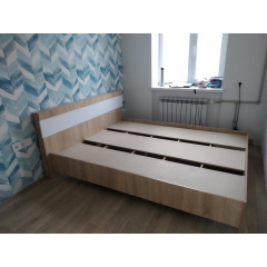 Кровать Эверест Соната 160х200 см Сонома с белым (psg_UK-6415014) Хмельницкий