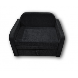 Диван Tobi Sho Юниор-1.3 раскладной мягкий велюр Крокус Графит/97, 1480х800х800 мм