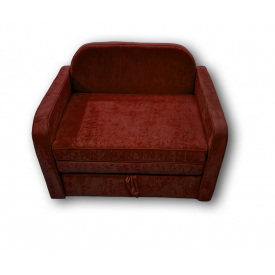 Диван Tobi Sho Юниор-1.3 раскладной мягкий велюр Крокус Бордовый/63, 1480х800х800 мм