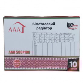 Біметалічний радіатор AAA Standart 500*96, Польща (вага секції 1,5)