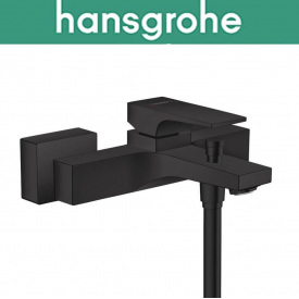 Смеситель Hansgrohe (art 32540670) для ванны Metropol, чёрный мат