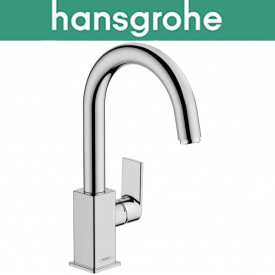 Смеситель Hansgrohe (art 71564000) для раковины однорычажный с сливной гарнитурой, Vernis Shape, Хром