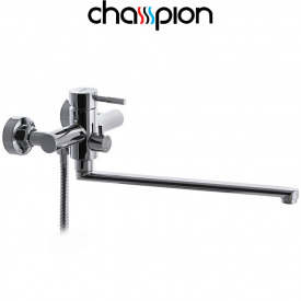 Смеситель для ванны длинный нос Champion Sus-006 EURO Chrome, (хромированная нержавеющая сталь)