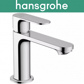Смеситель Hansgrohe (art 72588000) для раковины однорычажный с сливной гарнитурой, Rebris S 110 Coolstart ecosmart, Хром