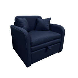 Крісло-диван Tobi Sho Юніор-0.9 розкладне м'яке для підлітків велюр Magic Navy, 1080х800х800 мм