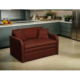 Диван-кресло Tobi Sho Юниор-1.0 раскладной мягкий для кухни велюр Magic Terracotta, 1180х800х800 мм