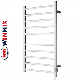Полотенцесушитель электрический Winmix Style Atlas EPA-5386R-10T-WHITE с таймером (белый, правый, 10 перекладин)
