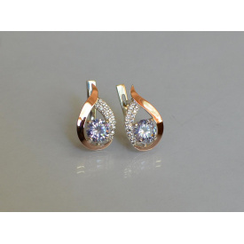 Срібна каблучка Sil з золотими накладками 144s-13 Містик (Sil-1168)