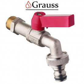 Grauss Кран для полива 1/2 (С адаптером под быстрый съем) (GR 259)