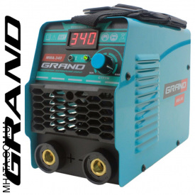 Інверторний зварювальний апарат Grand MMA-340 для ручного зварювання (LCD-дисплей)
