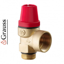 Предохранительный (подрывной) клапан 1/2" ВН 1,5 bar Grauss