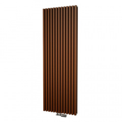 Дизайнерский радиатор отопления ISAN Octava Double 1800x462 вертикальный, медный Черноморск