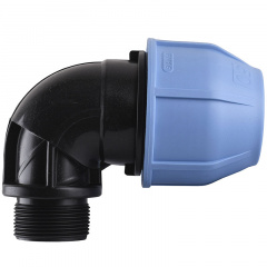 Колено ПНД Vsplast 50х1 1/2" НР 4003 Миколаїв