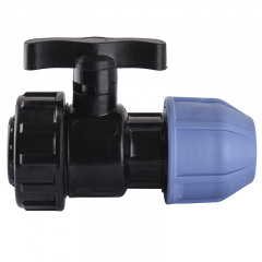 Кран шаровой ПНД Vsplast 20х1/2" ВР 6002 Харків