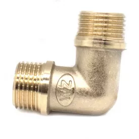 Уголок латунный WEZER 1/2" НН