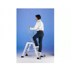 Двостороння драбинка-табурет SVELT PUNTO "S" від 2-х ступенів до 5-ти