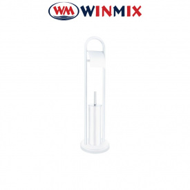 Ерш напольный с бумагодержателем Winmix KIT ME04 White (ZX4643)