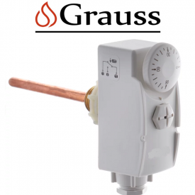 Термостат KR.1350 механический погружной 0 +90*C, Grauss