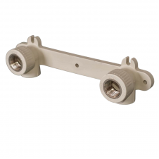 Планка настенная Fora PPR 20х1/2" ВР серый