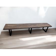 Лавка без спинки Tobi sho Австрія в стилі лофт Topalit Mono Design Маракайбо, 300 см