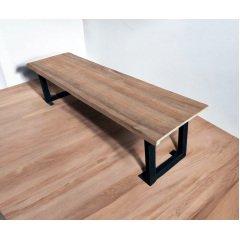 Лавка в стиле лофт Tobi sho Австрия без спинки Topalit Mono Design Атакама черри, 200 см Киев