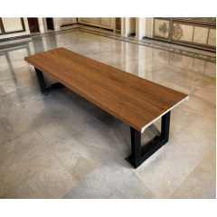 Лавка в стиле лофт Tobi sho Австрия без спинки Topalit Mono Design Орех, 200 см Киев
