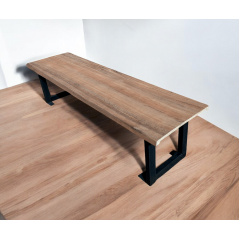 Лавка в стилі лофт Tobi sho Австрія без спинки Topalit Mono Design Атакама черрі, 100 см Херсон