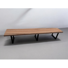 Лавка без спинки Tobi sho Австрия в стиле лофт Topalit Mono Design Атакама черри, 300 см Житомир